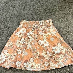 Floral Flowy Skirt